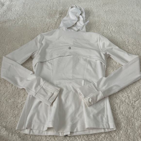 Womens Lululemon Define Nulu Jacket in White Size 6 Running Workout Clean/Soft - Picture 3 of 7